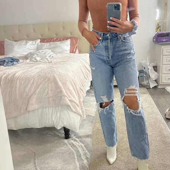 Agolde 90s high rise I eans - Picture 3 of 5